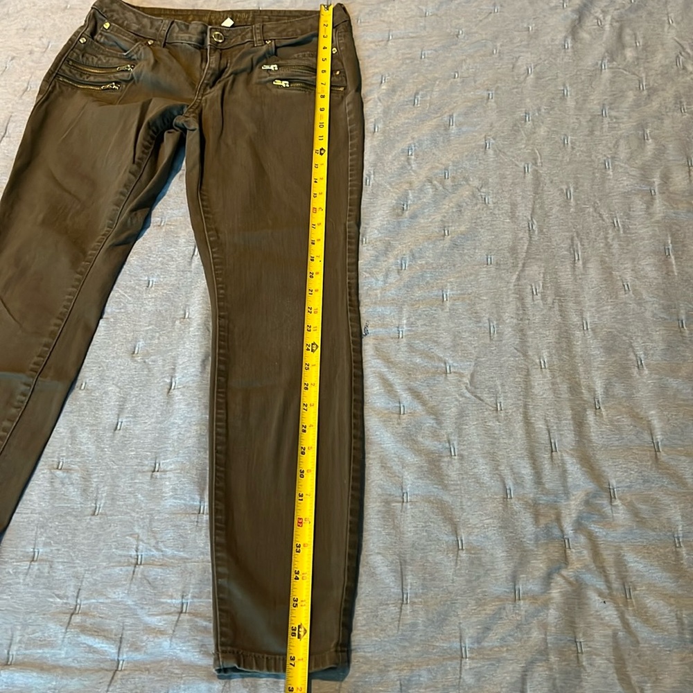 Dark green jeans